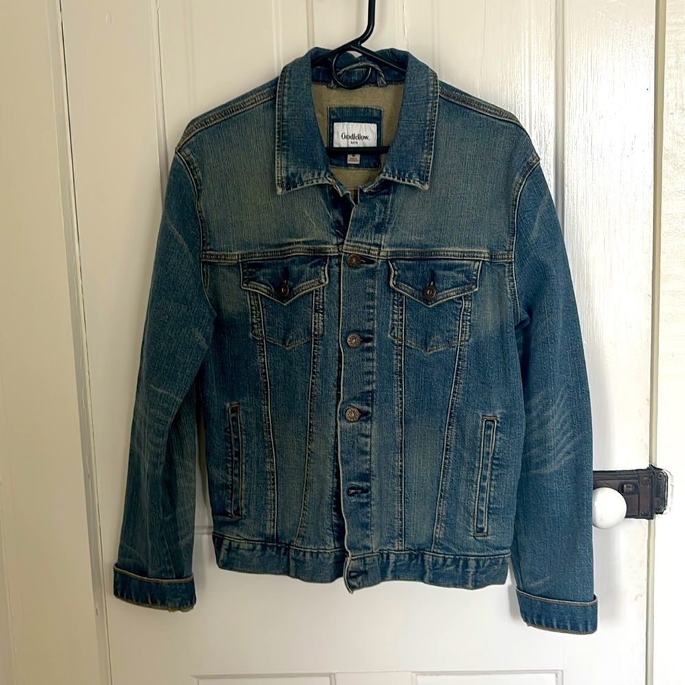 Men's Goodfellow Denim Blue Jean Jacket M